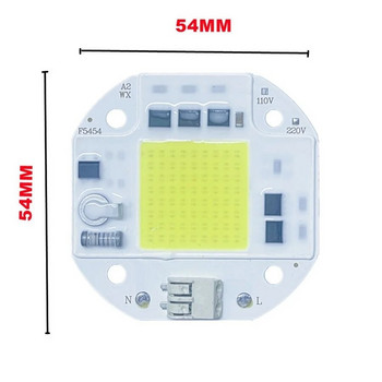 AC220V LED COB CHIP Χωρίς συγκόλληση 20W 30W 50W 110V Full Spectrum Ανάπτυξη φυτών ψυχρό λευκό ζεστό λευκό φως δίοδος εκπομπής φωτός LED matrix
