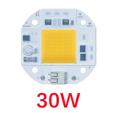 AC220V LED COB CHIP Bez zavarivanja 20W 30W 50W 110V Puni spektar Rast biljaka hladno bijela topla bijela svjetleća dioda LED matrica