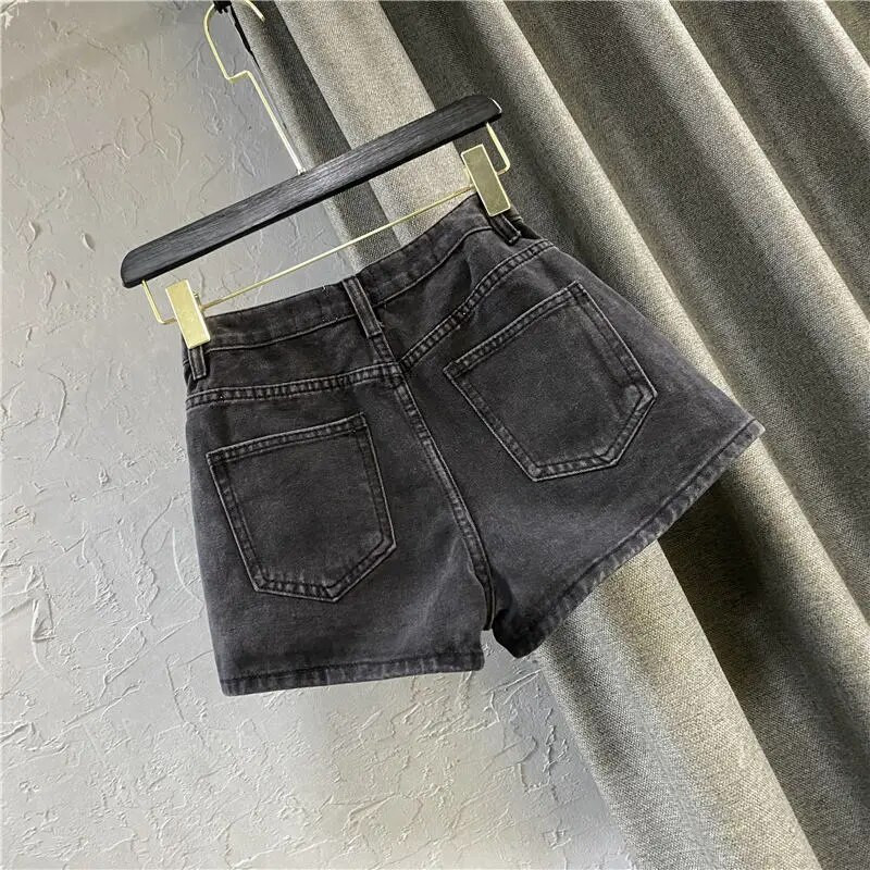 Kratke hlače Ženske traper, uske, vruće slatke, ljetne, visokog struka, starinske, prikladne, ulične, popularne Ins Chic, slobodno vrijeme Ulzzang OOTD