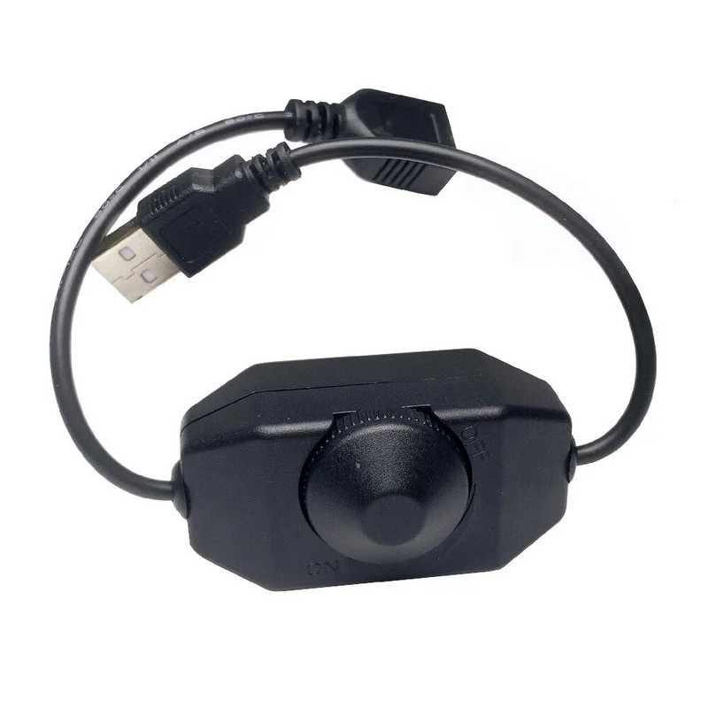 USB LED gumb za prigušivanje DC 5V vrpce za podešavanje svjetline Prekidač Kontroler Konektor za 5050 3528 2835 5 V trakasta svjetla