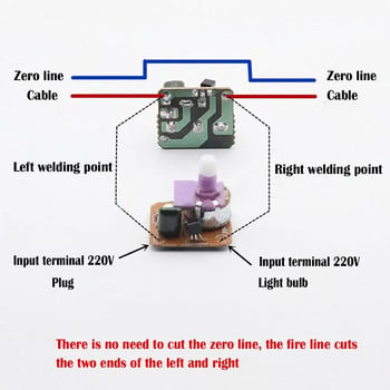 Висококачествен димерен превключвател Регулируемо копче за контролер 220v лампа Димерен кабел Превключвател Щепсел В масата Подова светлина Затъмняване Вкл. Изкл.