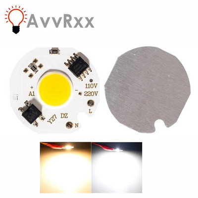 AvvRxx COB LED Chip 220V 3W 5W 7W 9W Cold Warm White Y27 Bead COB Chip Led Beads Δεν χρειάζεται πρόγραμμα οδήγησης για το Spotlight DIY Floodlight