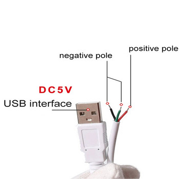 DC 5V LED Dimmer Θύρα USB Γραμμή τροφοδοσίας Dimming Καλώδιο επέκτασης αντιστοίχισης χρωμάτων με προσαρμογέα διακόπτη ON OFF για λάμπα LED