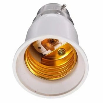 1/10 бр. Адаптер за светодиодна лампа B22 към E27 Цокъл за крушка Преобразувател на лампи Основа за преобразуване на държача Преобразувател на електрически крушки Аксесоари за гнездо