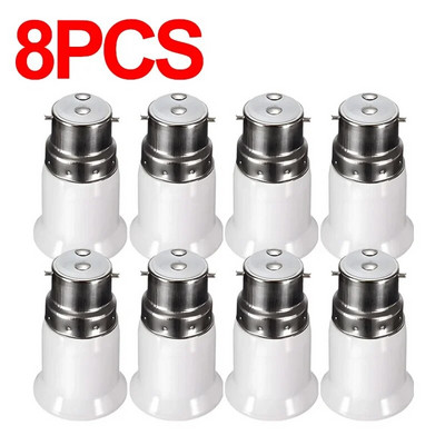 1/10 vnt Led lempos adapteris B22 į E27 lempučių lizdai keitiklis lempos pagrindo konversijos laikiklis keitiklis lemputės lizdų priedai