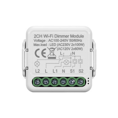 DIY Wifi Smart Dimmer Switch Module Tuya/Smartlife APP Daljinski upravljač Dvosmjerno kompatibilan s Alexa Google Home Voice Control