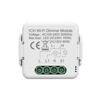 DIY Wifi Smart Dimmer Switch Module Tuya/Smartlife APP Daljinski upravljač Dvosmjerno kompatibilan s Alexa Google Home Voice Control