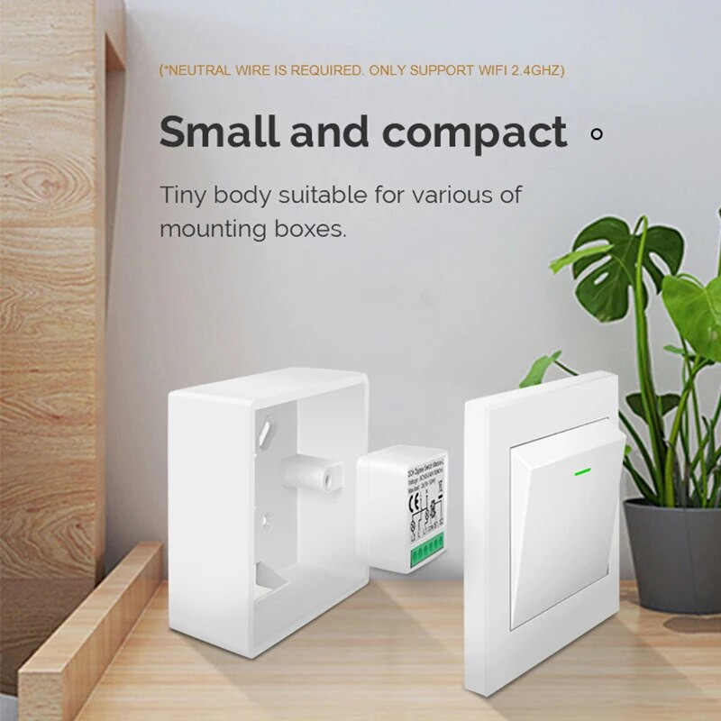 DIY Wifi Smart Dimmer Switch Module Tuya/Smartlife APP Daljinski upravljač Dvosmjerno kompatibilan s Alexa Google Home Voice Control