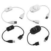 DC 5V bezstupanjska USB ručna tipka LED prekidač za prigušivanje svjetla za LED traku 1 kanalni regulator za podešavanje svjetline