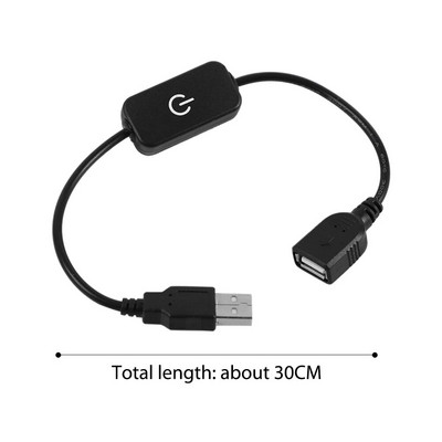 DC 5V bezstupanjska USB ručna tipka LED prekidač za prigušivanje svjetla za LED traku 1 kanalni regulator za podešavanje svjetline