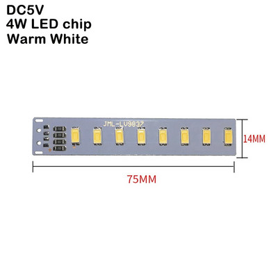 DC5V LED čipovi s mogućnošću prigušivanja 5730 SMD LED svjetiljka 5W 10W 30W LED svjetlosne perle Bijela topla bijela DIY podesiva LED žarulja USB prigušivač