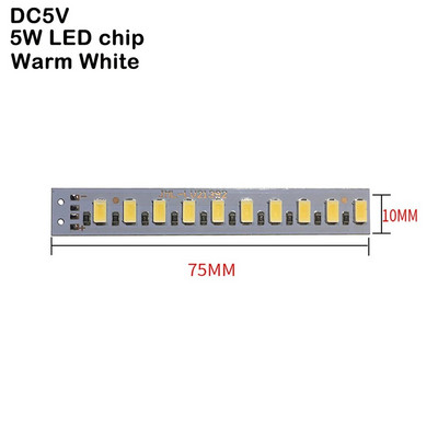 DC5V LED čipovi s mogućnošću prigušivanja 5730 SMD LED svjetiljka 5W 10W 30W LED svjetlosne perle Bijela topla bijela DIY podesiva LED žarulja USB prigušivač