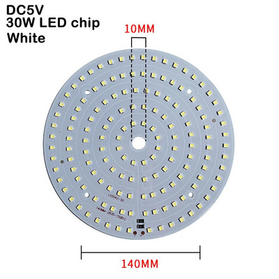 DC5V LED čipovi s mogućnošću prigušivanja 5730 SMD LED svjetiljka 5W 10W 30W LED svjetlosne perle Bijela topla bijela DIY podesiva LED žarulja USB prigušivač