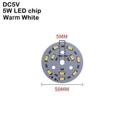 DC5V LED čipovi s mogućnošću prigušivanja 5730 SMD LED svjetiljka 5W 10W 30W LED svjetlosne perle Bijela topla bijela DIY podesiva LED žarulja USB prigušivač