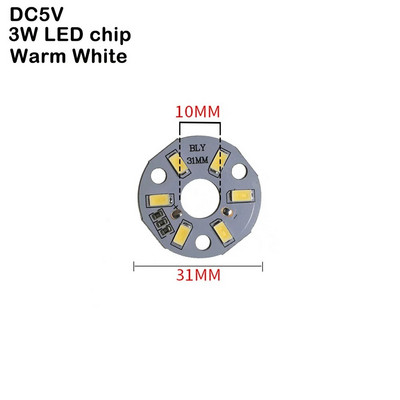 DC5V LED čipovi s mogućnošću prigušivanja 5730 SMD LED svjetiljka 5W 10W 30W LED svjetlosne perle Bijela topla bijela DIY podesiva LED žarulja USB prigušivač
