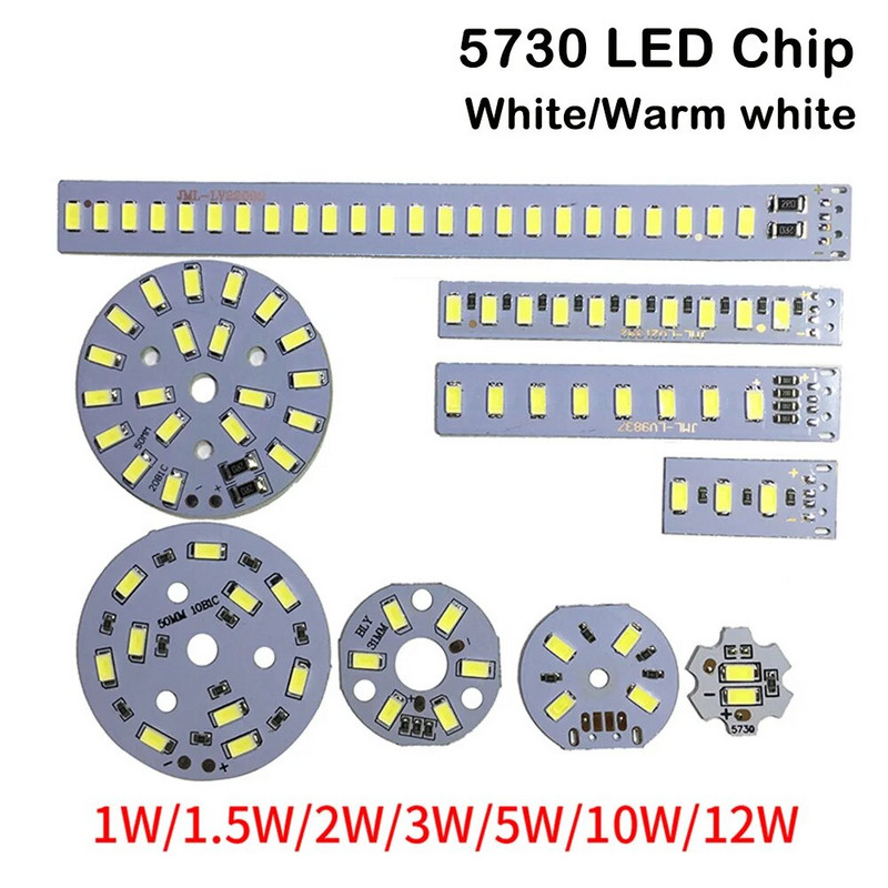 DC5V LED čipovi s mogućnošću prigušivanja 5730 SMD LED svjetiljka 5W 10W 30W LED svjetlosne perle Bijela topla bijela DIY podesiva LED žarulja USB prigušivač