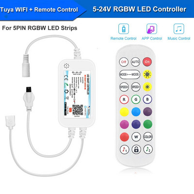 Tuya Smart Life Dimmer DC12 DC24V DC5V USB Wifi 5050 RGB/RGBW/RGBCCT LED svjetlosna traka Jednobojni kontroler za Alexa Google