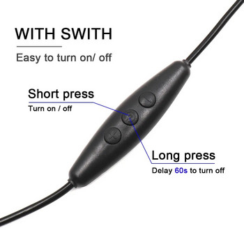 USB димер 1,5 m кабелен конектор с превключвател 4K Refresh Безстепенно затъмняване за 5V LED лента Стрингова светлина USB лампа Без светлинно трептене
