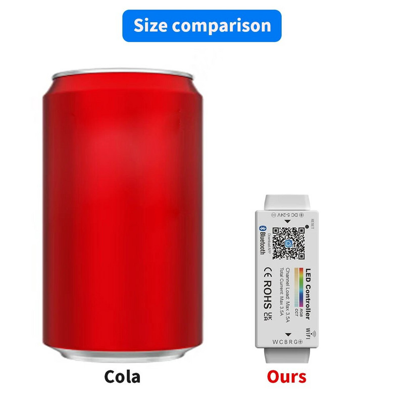 Alexa Dimmer LED Wifi RGB kontroler 5V 12V 24V Bluetooth Tuya Mini LED kontroler Smart Dim Night Light Driver LED s mogućnošću prigušivanja