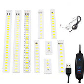 4W 5W 12W pakaitinis LED šviesos lustas Šaltinis DC 5V usb Pritemdomas LED baltas šiltas karoliukas paviršius naktinis lempa SMD DIY lemputės apšvietimas k5