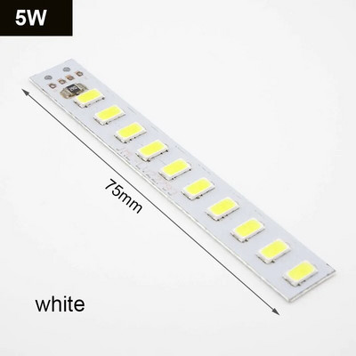 4W 5W 12W pakaitinis LED šviesos lustas Šaltinis DC 5V usb Pritemdomas LED baltas šiltas karoliukas paviršius naktinis lempa SMD DIY lemputės apšvietimas k5