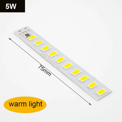 4W 5W 12W pakaitinis LED šviesos lustas Šaltinis DC 5V usb Pritemdomas LED baltas šiltas karoliukas paviršius naktinis lempa SMD DIY lemputės apšvietimas k5