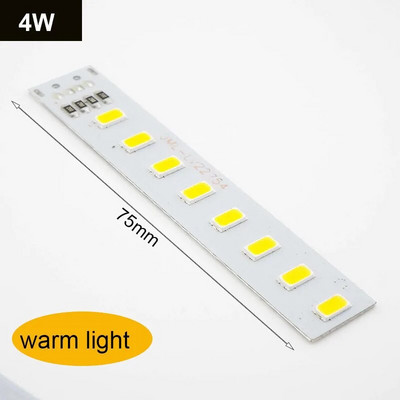 4W 5W 12W pakaitinis LED šviesos lustas Šaltinis DC 5V usb Pritemdomas LED baltas šiltas karoliukas paviršius naktinis lempa SMD DIY lemputės apšvietimas k5
