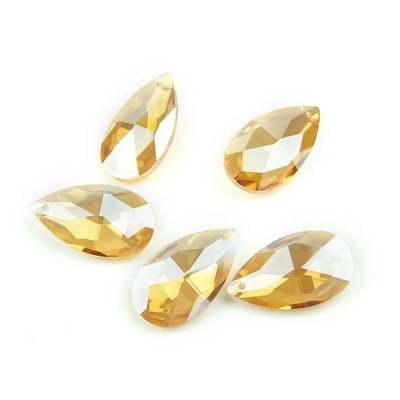 38mm/50mm/76mm spalvinga stiklo ašara K9 KRISTOLINIAI karoliukai „Pasidaryk pats“ liustra pakabuko dalis Lempos prizmės papuošalai kabantys dekoras