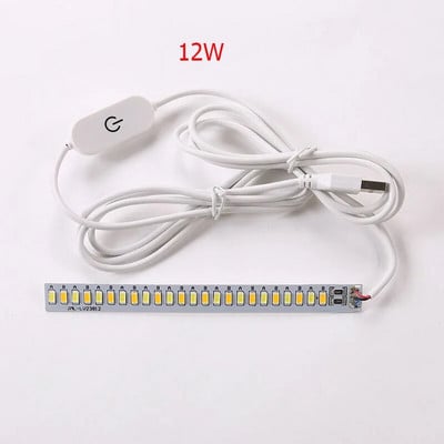 DALCAN 1kom DC5V LED lampa Ploča Dvobojni izvor svjetla USB univerzalni s prekidačem za kontrolu dodira za prigušivanje 3W 5W 6W 10W 12W