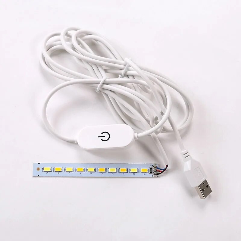 DALCAN 1kom DC5V LED lampa Ploča Dvobojni izvor svjetla USB univerzalni s prekidačem za kontrolu dodira za prigušivanje 3W 5W 6W 10W 12W