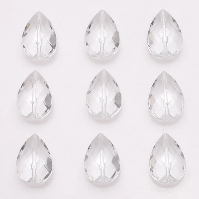 10 vnt 13X18MM austriški krištoliniai pakabukai papuošalų kūrimo priedai briaunotų stiklo ašarų karoliukai, pasidaryk pats, karoliai, pakabukas