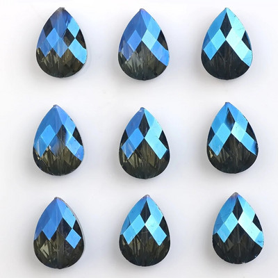 10 vnt 13X18MM austriški krištoliniai pakabukai papuošalų kūrimo priedai briaunotų stiklo ašarų karoliukai, pasidaryk pats, karoliai, pakabukas