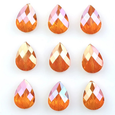 10 vnt 13X18MM austriški krištoliniai pakabukai papuošalų kūrimo priedai briaunotų stiklo ašarų karoliukai, pasidaryk pats, karoliai, pakabukas