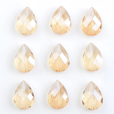 10 vnt 13X18MM austriški krištoliniai pakabukai papuošalų kūrimo priedai briaunotų stiklo ašarų karoliukai, pasidaryk pats, karoliai, pakabukas