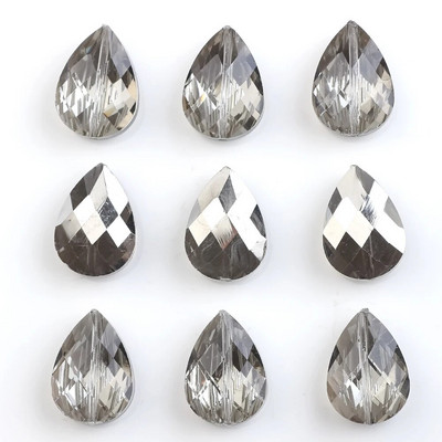 10 vnt 13X18MM austriški krištoliniai pakabukai papuošalų kūrimo priedai briaunotų stiklo ašarų karoliukai, pasidaryk pats, karoliai, pakabukas