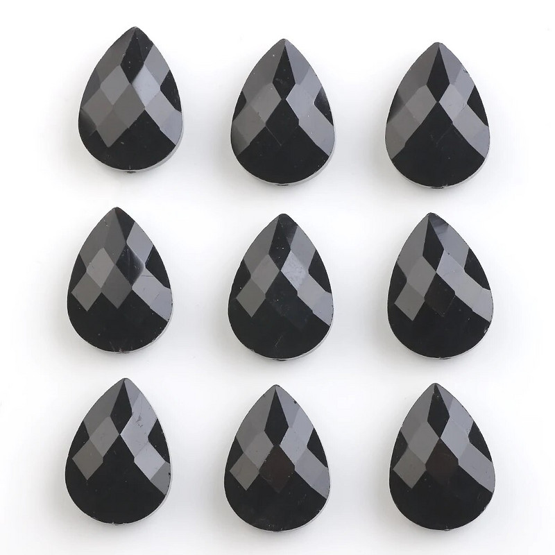 10 vnt 13X18MM austriški krištoliniai pakabukai papuošalų kūrimo priedai briaunotų stiklo ašarų karoliukai, pasidaryk pats, karoliai, pakabukas