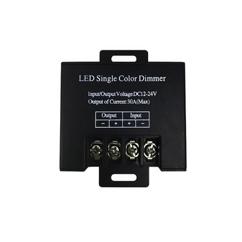 LED Μονόχρωμο Dimmer 30A DC12V 24V 720W Αλουμίνιο Shell Ce Rohs Pwm 3 Key RF Remote Control Dimmer