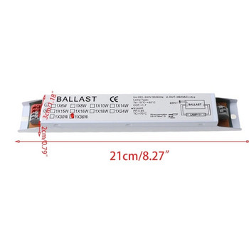 36W T8 Compact Electronic Ballast 1 Lamp Instant Start Fluorescent Ballasts G5AB