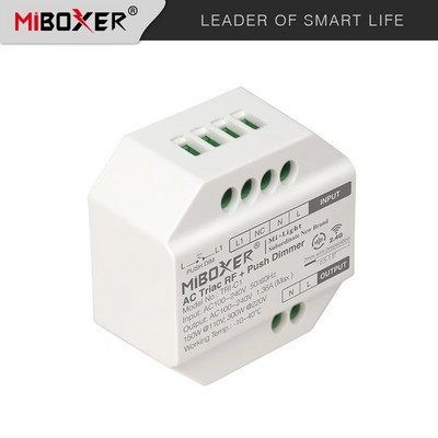 Miboxer AC110V 220V AC Triac RF Push Dimmer Controll i 2.4GHz bežični rotirajući daljinski prekidač
