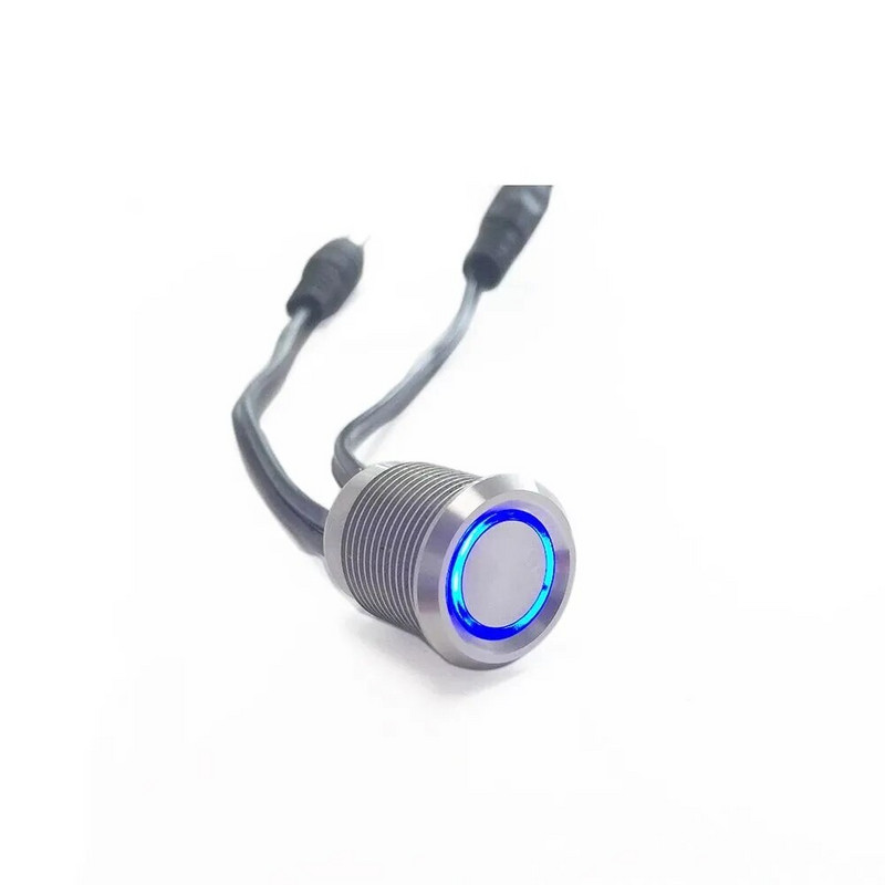 Besprekidni prekidač za prigušivanje na dodir DC 12V 24V Punometalni ugrađeni senzor Tipka Kontroler za LED traku DIY Svjetlo za ormar za krevet