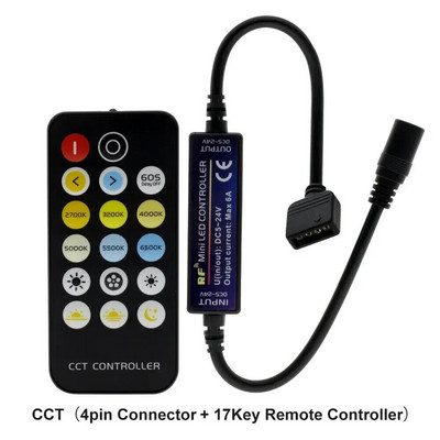 DC5V 12V 24V LED kontroler Dimmer 28Key RF bežični daljinski upravljač za 5050 3528 Jednobojna/RGB/RGBW/RGBCCT LED traka svjetla