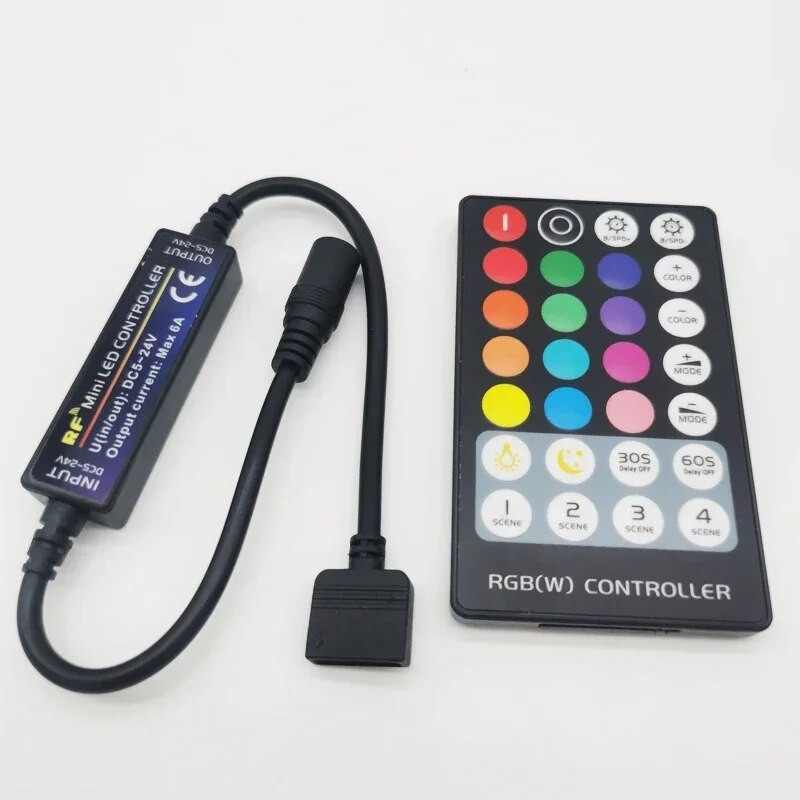 DC5V 12V 24V LED kontroler Dimmer 28Key RF bežični daljinski upravljač za 5050 3528 Jednobojna/RGB/RGBW/RGBCCT LED traka svjetla