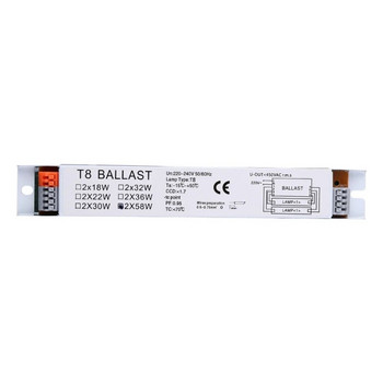 Домашен компактен електронен баласт T8 2x18/30/58W Флуоресцентен баласт с незабавен старт