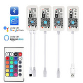 12V-24V RGB RGBWW LED WIFI regulator prigušivanja Magic Home Pro USB daljinski upravljač s mogućnošću prigušivanja za Alexa Google za 5050 5630 LED traku