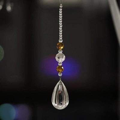 Mados naujos namų dekoro durų užuolaidos „pasidaryk pats“ krištolo girlianda, kabančio vandens lašo pakabuko šventės dekoracija