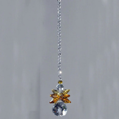Crystal Ball Prism Suncatcher Rainbow pakabukų gamintoja Kabančių kristalų prizmės, skirtos langams Namų sodui Kalėdų dienos vakarėlio vestuvės