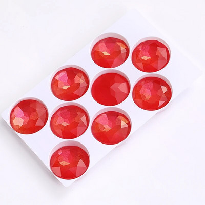 27 mm apvalus stiklas Kalnų krištolas Brangakmenis Deimantiniai Akmenys papuošalams Drabužiams Krištolinis akmuo Didelės Lovos Suknelei Pasidaryk pats
