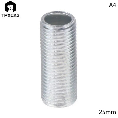 10 vnt 15/20/25/30 mm M10 lempos danties vamzdis tuščiaviduris sriegiuotas vamzdis lempos gaubtas liustra Jungiamojo strypo fiksuoto pagrindo priedai sraigtinė veržlė