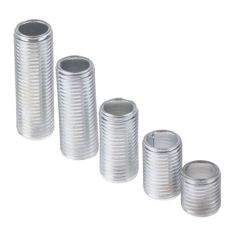 10 vnt 15/20/25/30 mm M10 lempos danties vamzdis tuščiaviduris sriegiuotas vamzdis lempos gaubtas liustra Jungiamojo strypo fiksuoto pagrindo priedai sraigtinė veržlė