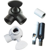 2 tk/partii valgustustarvikud seinalambi roolipea vastab väliskeermega õõnes M10*1 keermega laualambi pistik